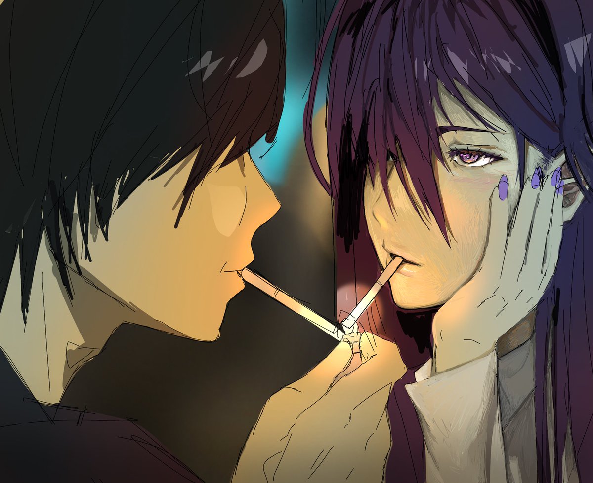 Unfinished yuri art #DDLC