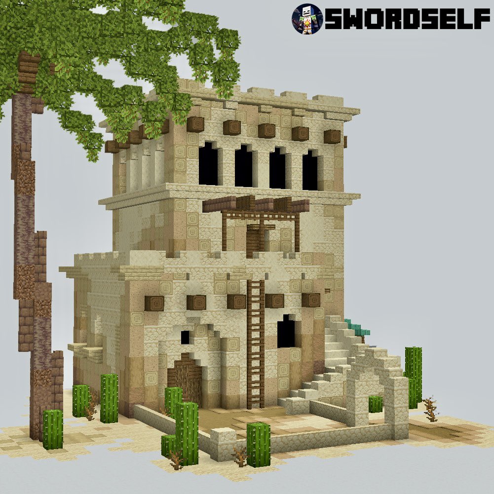 Desert house 🌵
-
Want my builds in your world? Join my Patreon to download them! Link in bio
-
#Minecraft #Minecraftbuilds #minecraft建築コミュ