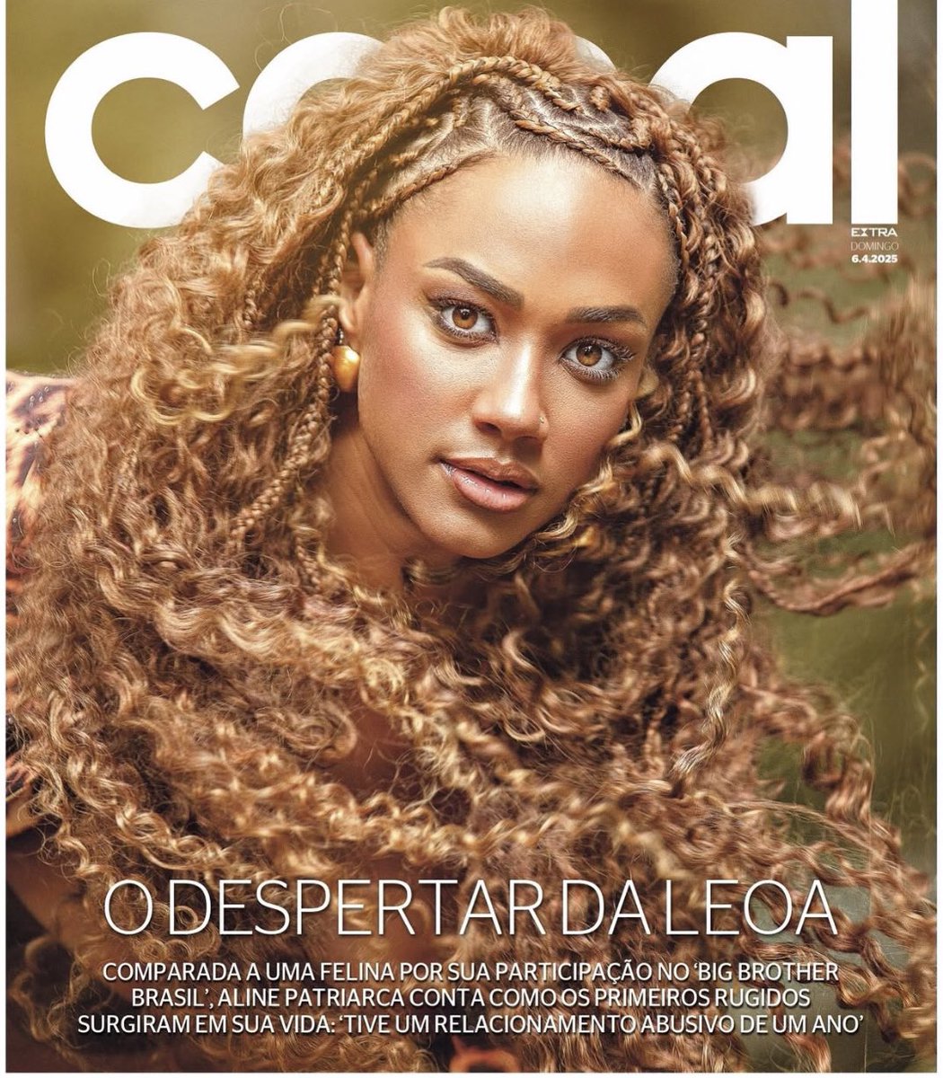 PODEROSA! Aline Patriarca na capa de Revista da Canal Extra.

#TeamAline | #BBB25     | #AlinePatriarca