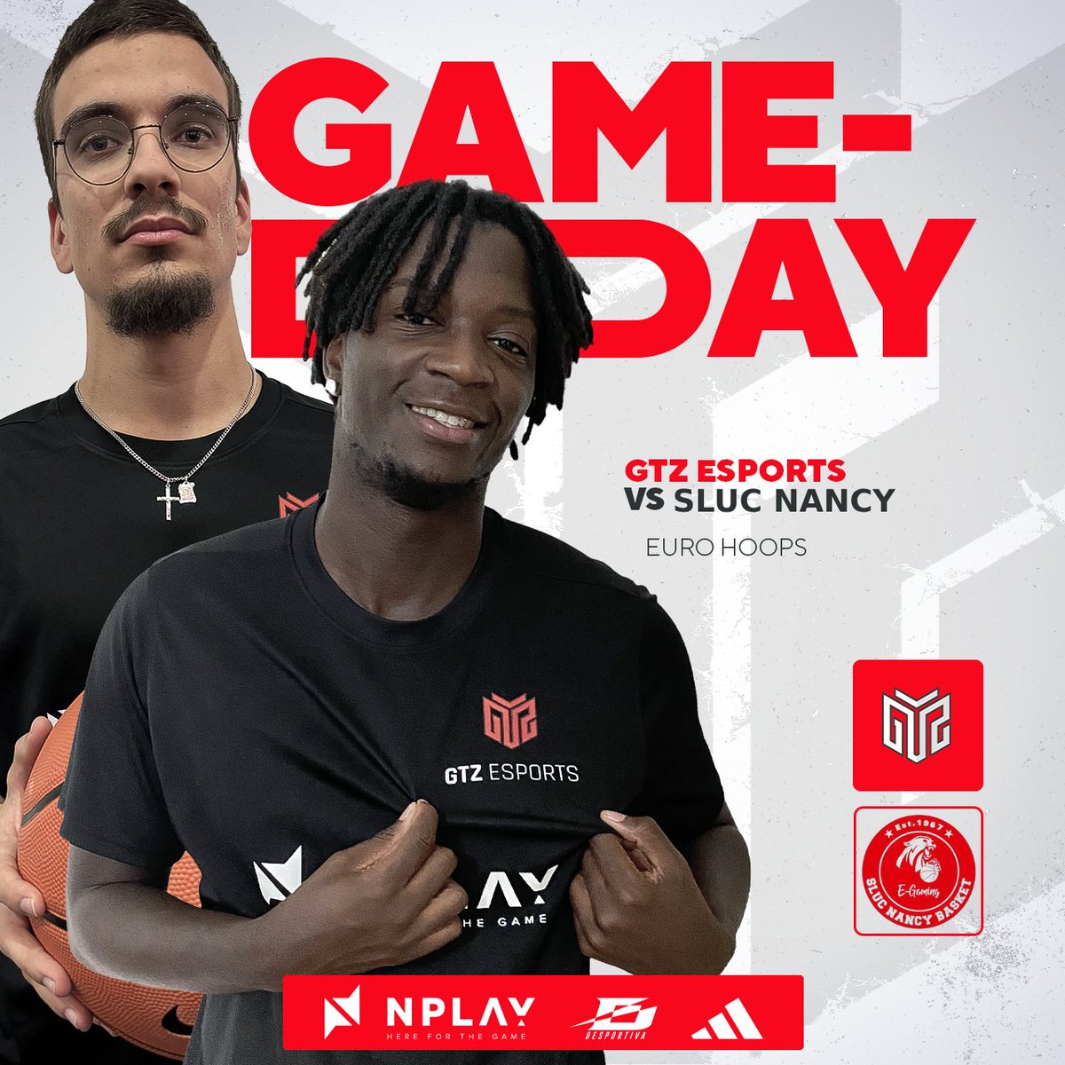 GTZ Esports (@gtzesports) on Twitter photo Domingo de competição em NBA2k25 na <a href="/EuroHoops2K/">𝗘𝘂𝗿𝗼 𝗛𝗼𝗼𝗽𝘀 𝟮𝗞</a> Division 2 Season 6 🏀
🆚: <a href="/SLUC_eGaming/">SLUC NANCY e-Gaming</a>
🕔: 21:30H
📺:twitch.tv/gtzesports2k
Vemo-nos em campo 👊
#RespectAllFearNone #nba2k25 Domingo de competição em NBA2k25 na <a href="/EuroHoops2K/">𝗘𝘂𝗿𝗼 𝗛𝗼𝗼𝗽𝘀 𝟮𝗞</a> Division 2 Season 6 🏀
🆚: <a href="/SLUC_eGaming/">SLUC NANCY e-Gaming</a>
🕔: 21:30H
📺:twitch.tv/gtzesports2k
Vemo-nos em campo 👊
#RespectAllFearNone #nba2k25