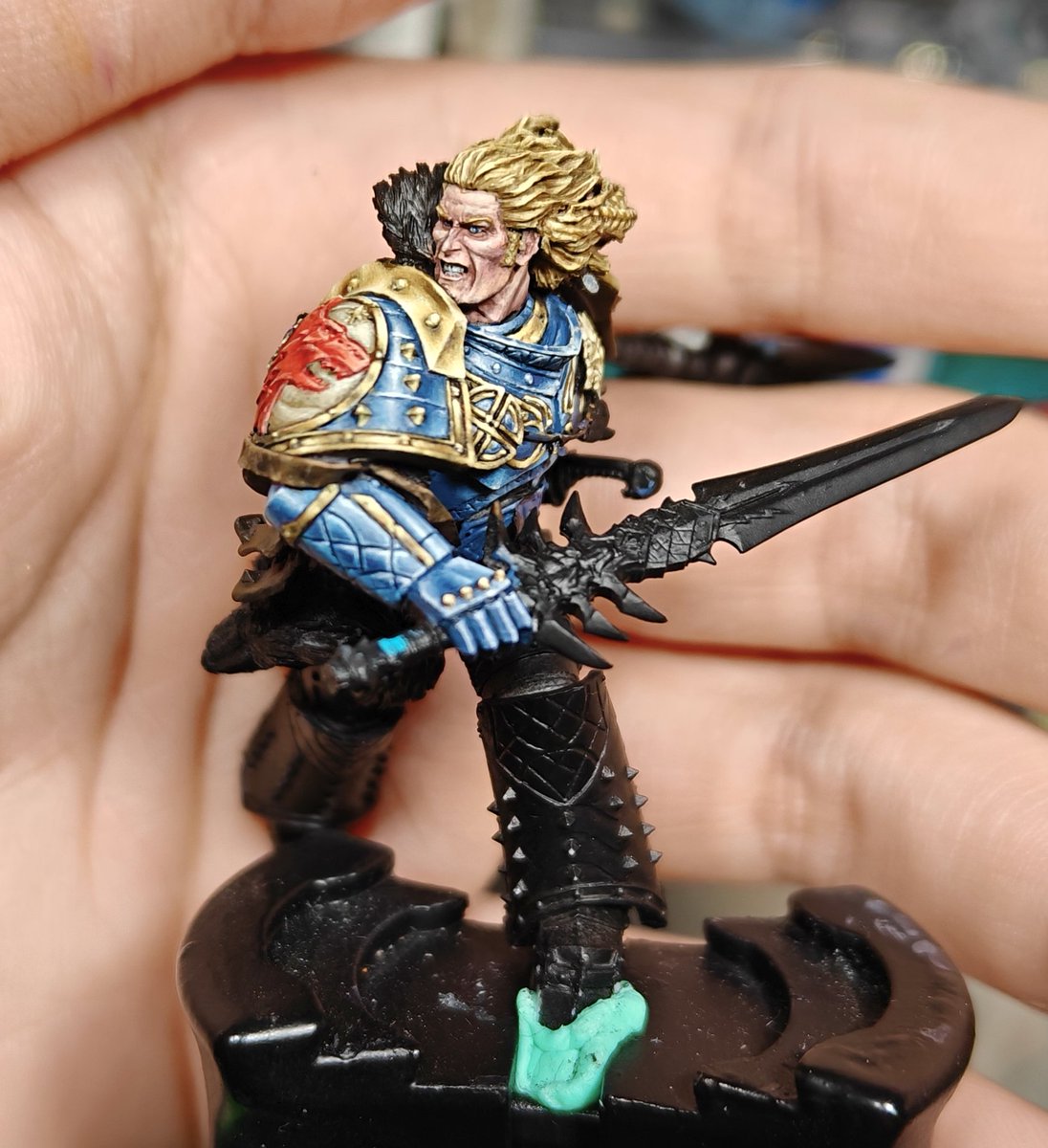 WIP
#paintingwarhammer #warhammercommunity 
#warhammer30k 
#miniaturepainting