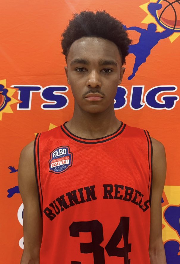 NorfolkKnights's tweet photo. FABO Runnin Rebels 15U Tyler Hines (6’4 2028 Massaponax HS) is a name to know!  Long and athletic, quick off the floor and excellent timing for blocks and rebounds.  Also a reliable finisher with touch even from difficult angles.  Here he spun to avoid contact and finished in athletic and crafty fashion showcasing his great body control and touch.  #BigShots #VirginiaTipOff @BigShotsToday @BigShotsGlobal