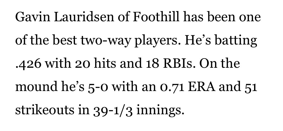 IBC 2025 Chronicle (@dbacksbeisbol) on Twitter photo <a href="/GavinLauridsen/">Gavin Lauridsen</a> of <a href="/FoothillBasebal/">Foothill Baseball</a> / <a href="/USC_Baseball/">USC Baseball</a>
And <a href="/JakeNobles_3/">Jake Nobles</a> of <a href="/VPHS_Baseball/">Villa Park Baseball</a>
#uncommitted <a href="/GavinLauridsen/">Gavin Lauridsen</a> of <a href="/FoothillBasebal/">Foothill Baseball</a> / <a href="/USC_Baseball/">USC Baseball</a>
And <a href="/JakeNobles_3/">Jake Nobles</a> of <a href="/VPHS_Baseball/">Villa Park Baseball</a>
#uncommitted