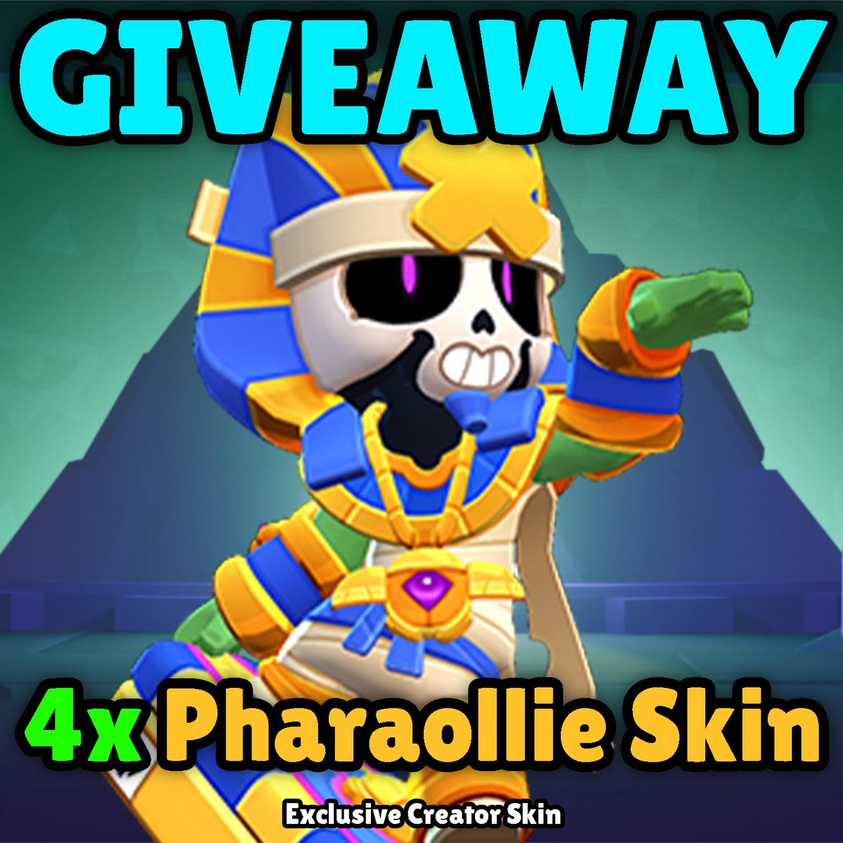 💸GIVEAWAY💸

⏳4x PHARAOLLIE SKIN⏳To enter:

🔴FOLLOW <a href="/ItsSilverLining/">Silva</a>
🟡Like❤️Repost♻️
🟢Tag a Friend

OPTIONAL: Join Our Discord: discord.com/invite/ke6cDEF…
⭐We do BONUS Giveaways on Our Discord Server⭐

👍Good Luck👍
📅Winners Picked in 3 Days📅