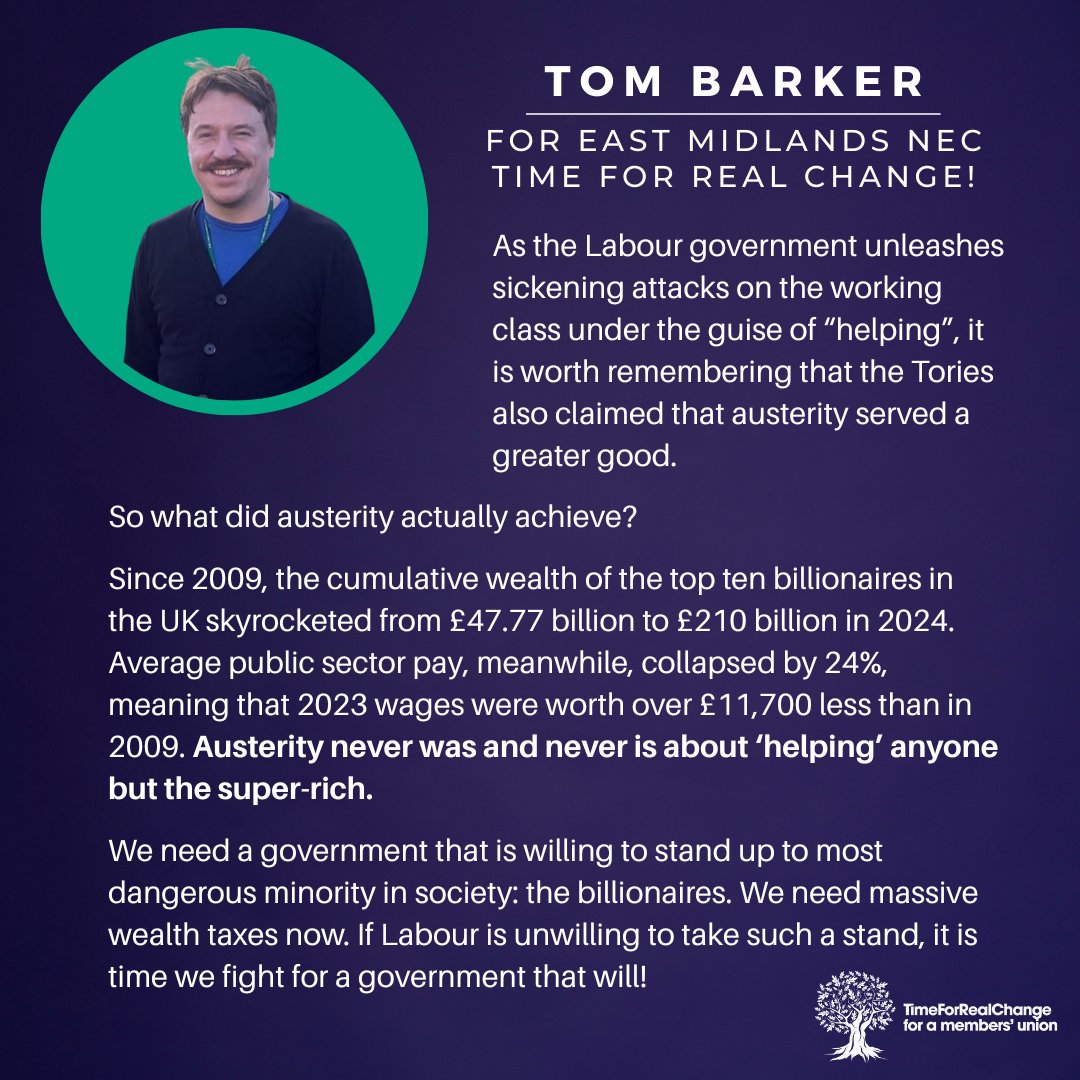 We need massive wealth taxes now. If Labour is unwilling to take such a stand, it is time we fight for a government that will. #TFRC #UNISON