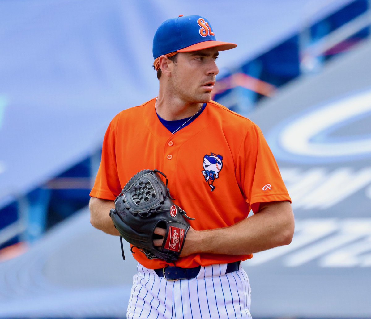 mikemayer22's tweet image. Matt Allan pitching for the St. Lucie Mets in his first outing in 2,045 days: 

2.2 IP, 2 H, 0 R, 1 BB, 5 K, 44 pitches/28 strikes

Fastball was consistently 96-97 mph and cutter 90-91 mph.