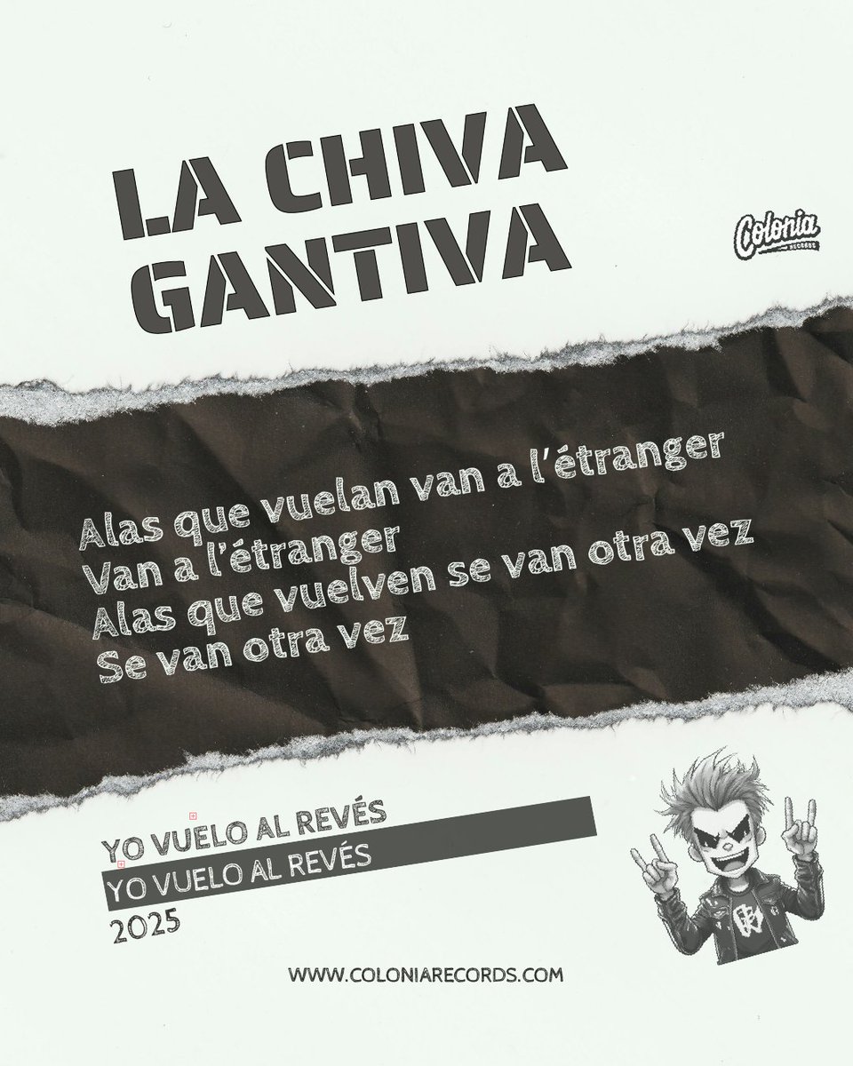 Es folk, es sabor, es cumbia... Es <a href="/LACHIVAGANTIVA/">LA CHIVA GANTIVA</a> 
youtube.com/watch?v=dxcjhM…

#SomosColonia #SomosMúsica #MúsicaColombianaParaElMundo