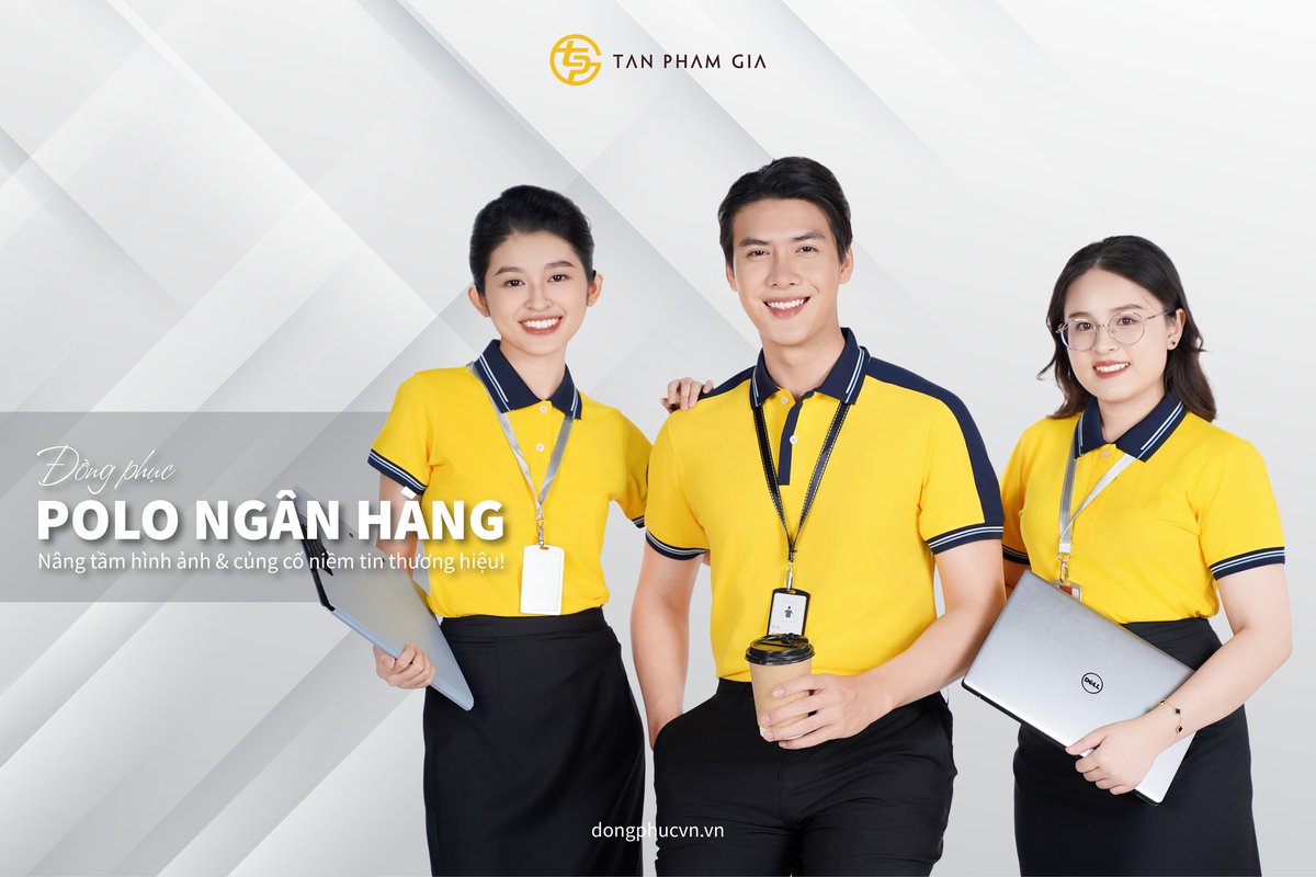 dongphuctpg's tweet photo. ĐỒNG PHỤC POLO NGÂN HÀNG
– Vẻ ngoài chuyên nghiệp, tinh tế &amp; gần gũi!
Đôi khi khách hàng nhớ mặt giao dịch viên hơn nhớ tên ngân hàng, hay thời gian chờ đợi tại điểm giao dịch khiến khách hàng không thoải mái 
Xem tại đây: https://t.co/ppE3TSfzQO https://t.co/RFqQrmWe6E