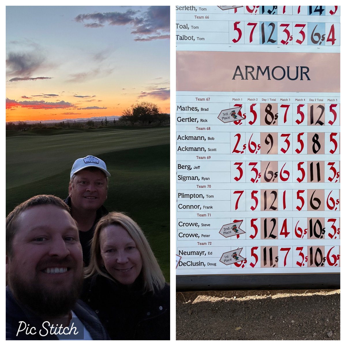 2025 Desert Highlands GC Member-Guest is in the books!!  2nd place finish…. And no better Guest than my Son!!!  #Family