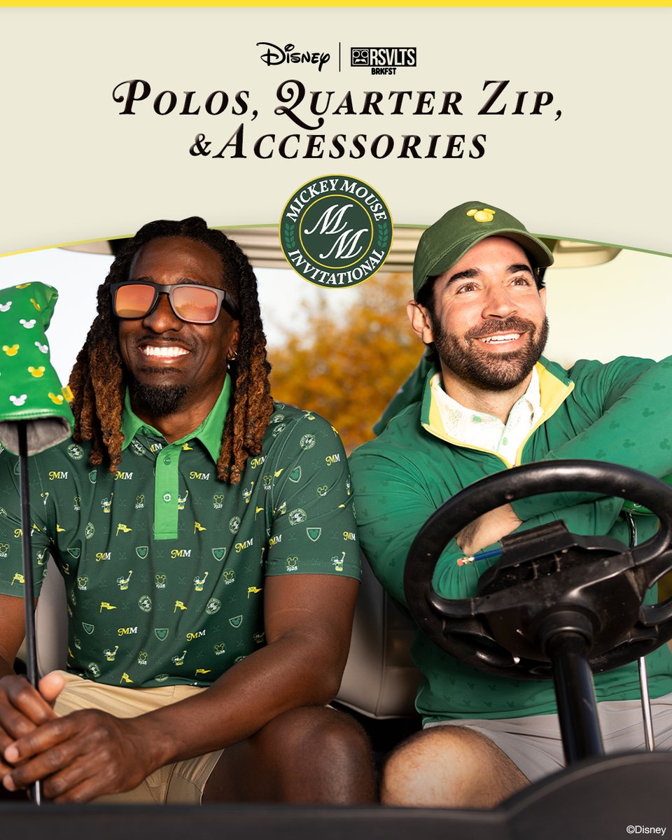 BRKFSTballs's tweet image. Pals for the course! You are cordially invited to the Mickey Mouse Invitational Collab from Disney | RSVLTS ⛳️

#Disney #RSVLTS

rsvlts.com