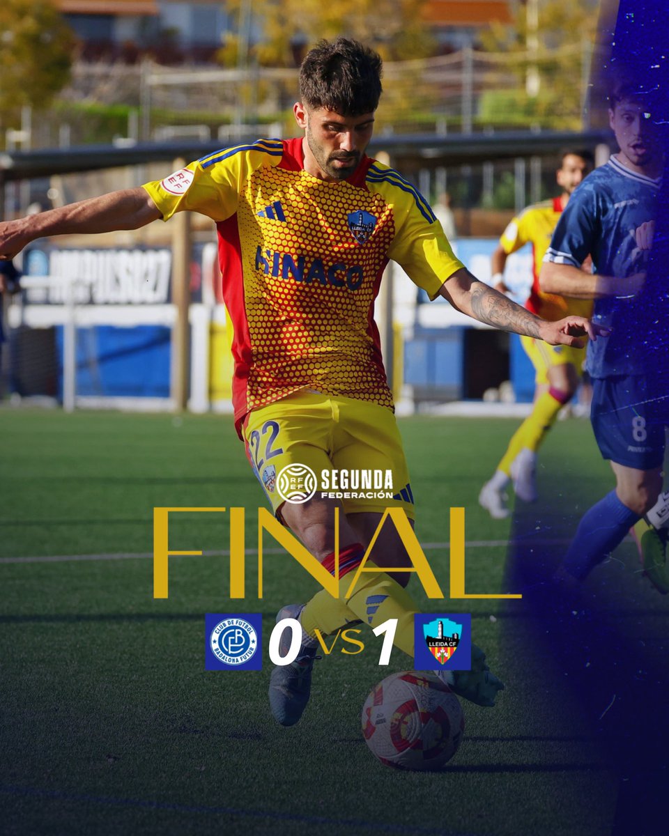 Lleida CF (@lleidacf) on Twitter photo ⚽FINAL de partit‼️
BADALONA FUTUR 0-1 LLEIDA
VICTÒOOORIAAA, els bons moments tornaran!!💙💙
#BadalonaFuturLleida ⚽FINAL de partit‼️
BADALONA FUTUR 0-1 LLEIDA
VICTÒOOORIAAA, els bons moments tornaran!!💙💙
#BadalonaFuturLleida