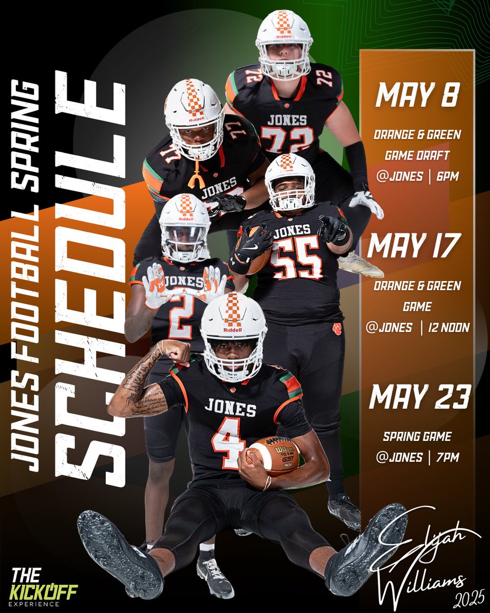 Jones Tigers Football (@joneshsfootball) on Twitter photo 