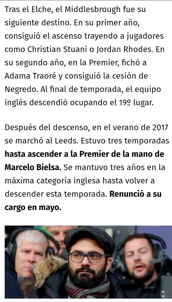 Victor Orta (Director deportivo del Sevilla F.C.).
Dos descensos a sus espaldas y esperemos que no vaya a por el tercero.
Fuera del <a href="/SevillaFC/">Sevilla Fútbol Club</a> ya iii
#OrtaVeteYa
#JuniorVeteYa