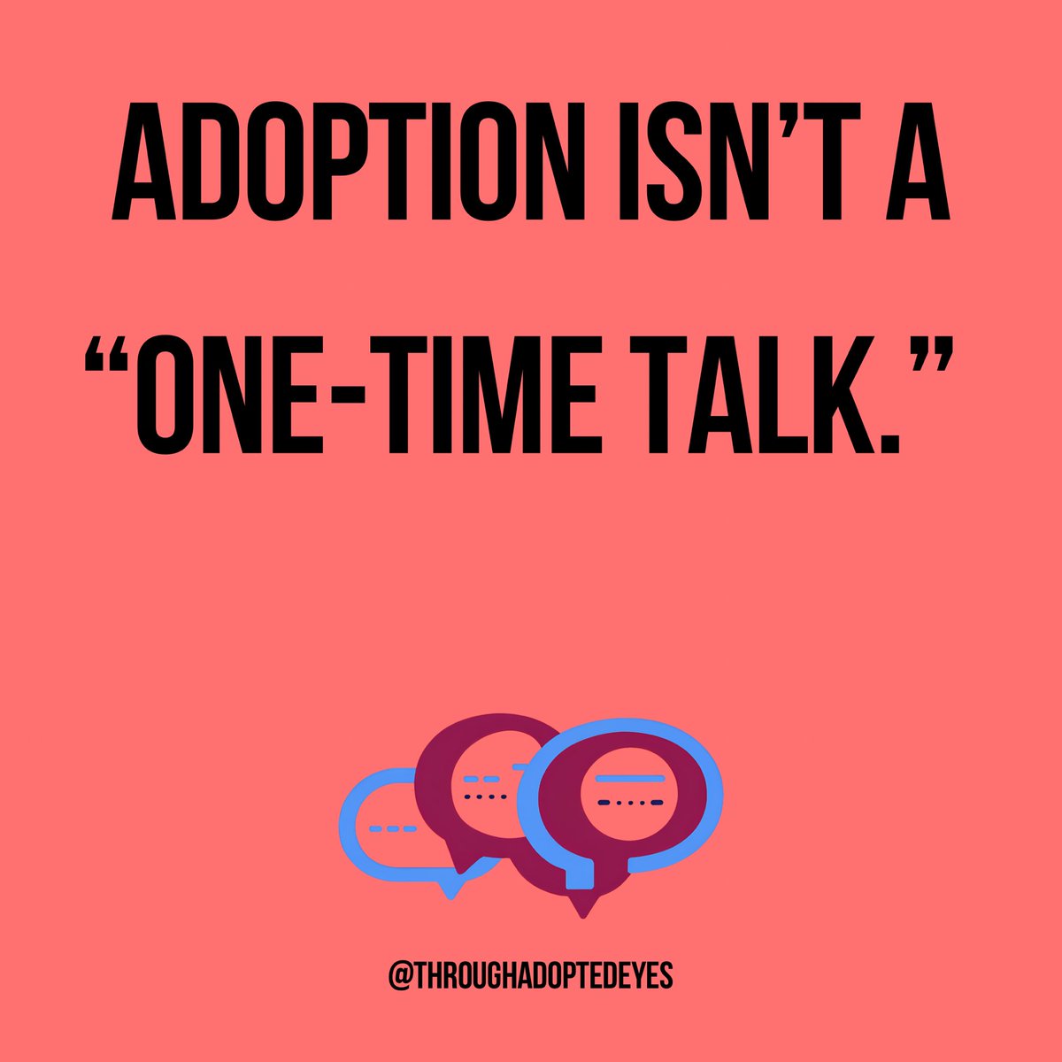 AdoptedEyes's tweet photo. Please keep talking! Keep sharing! 
•Adoption Is Both helps children understand that adoption isn’t just “happy” or “sad”—it’s both. It validates the mixed emotions adoptees may feel, creating space for open, honest conversations. https://t.co/BpagSH6yOP