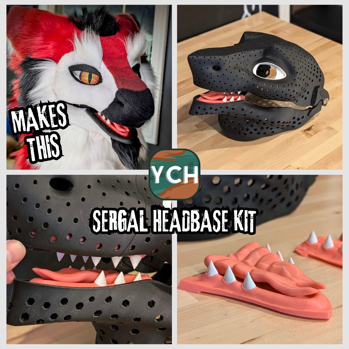 Our Sergal headbases are now up for sale on our Etsy! etsy.com/ca/listing/189…