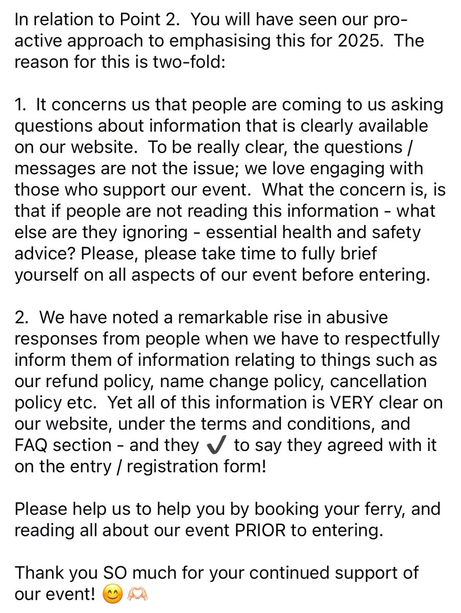Rathlin Run (@rathlinrun) on Twitter photo As referred to in our last post, we’d really appreciate it if you would take time to read this if you plan to enter the <a href="/RathlinRun/">Rathlin Run</a> 2025!
Thank you as always! 😊🫶🏻 As referred to in our last post, we’d really appreciate it if you would take time to read this if you plan to enter the <a href="/RathlinRun/">Rathlin Run</a> 2025!
Thank you as always! 😊🫶🏻