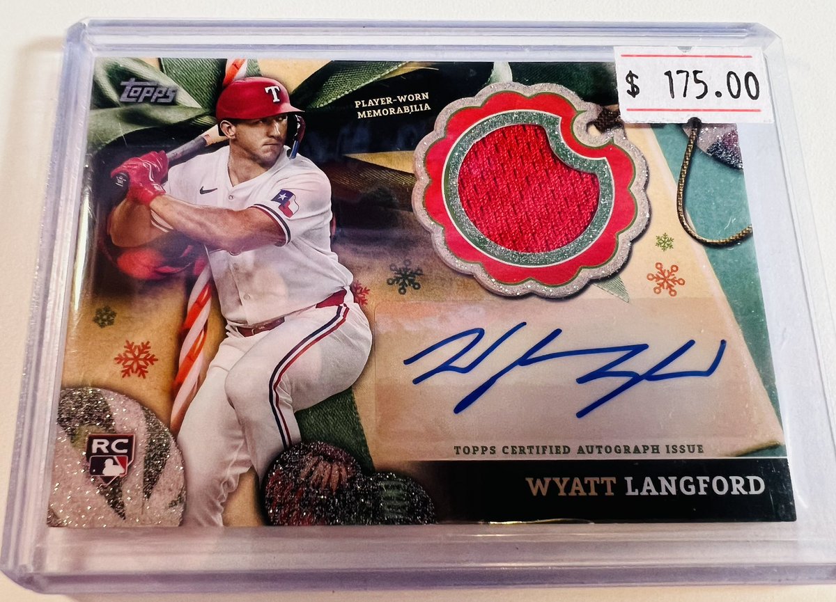 im_a_coach's tweet image. $175 🔥🔥🔥🔥#autorelic 

-Wyatt Langford 👌🏻👌🏻 #Gators @Rangers 

💰Price as marked, or make an offer 

-shipping in bio, stack until 5pm Saturday April 12th @sports_sell @TheHobby247 @SportsCardDeals
