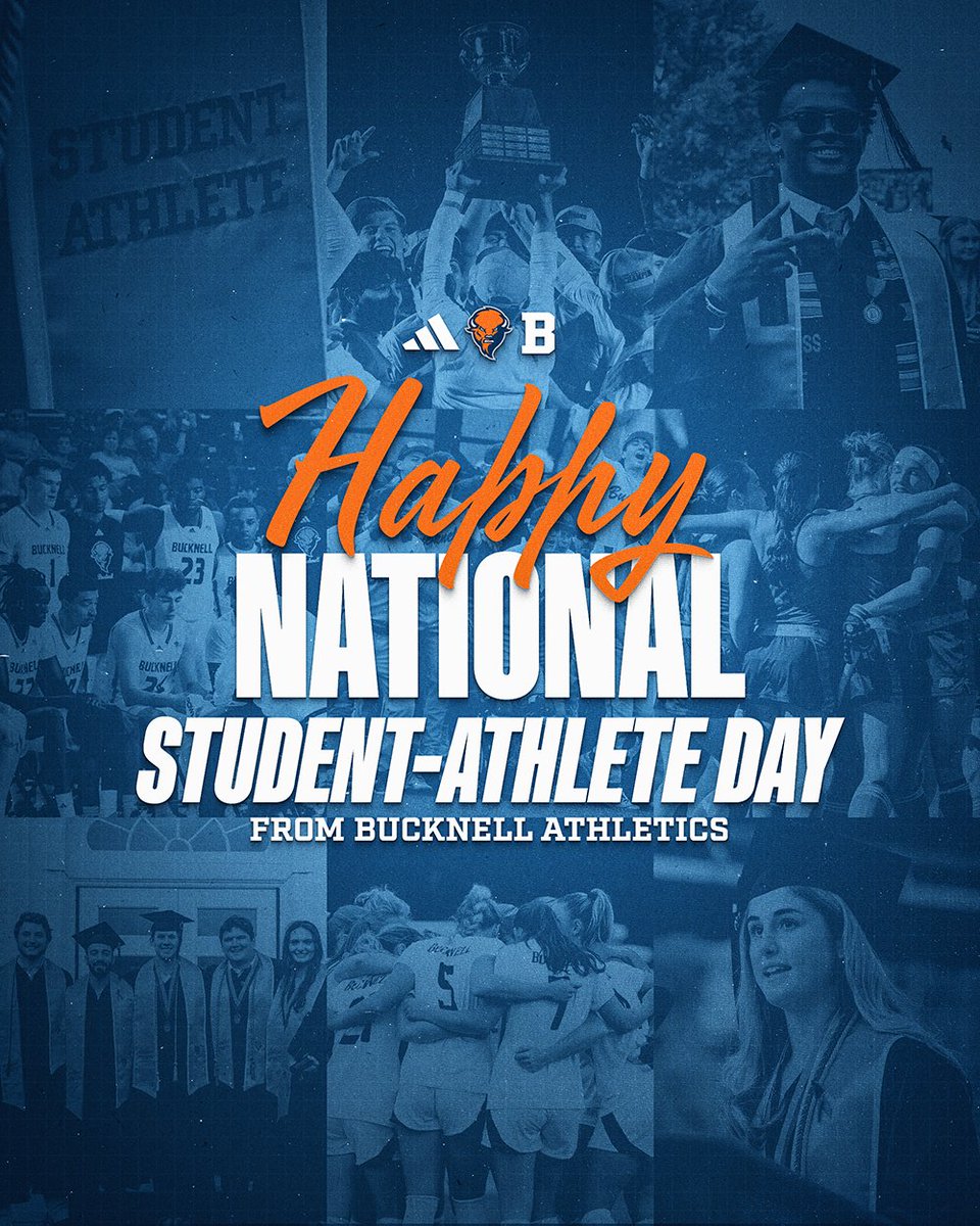 Happy #NationalStudentAthleteDay!  

We’re constantly humbled by the talent, dedication, and resiliency on display every day from our more than 750 student-athletes. You make Bison Nation proud! 🔶🔷🦬
