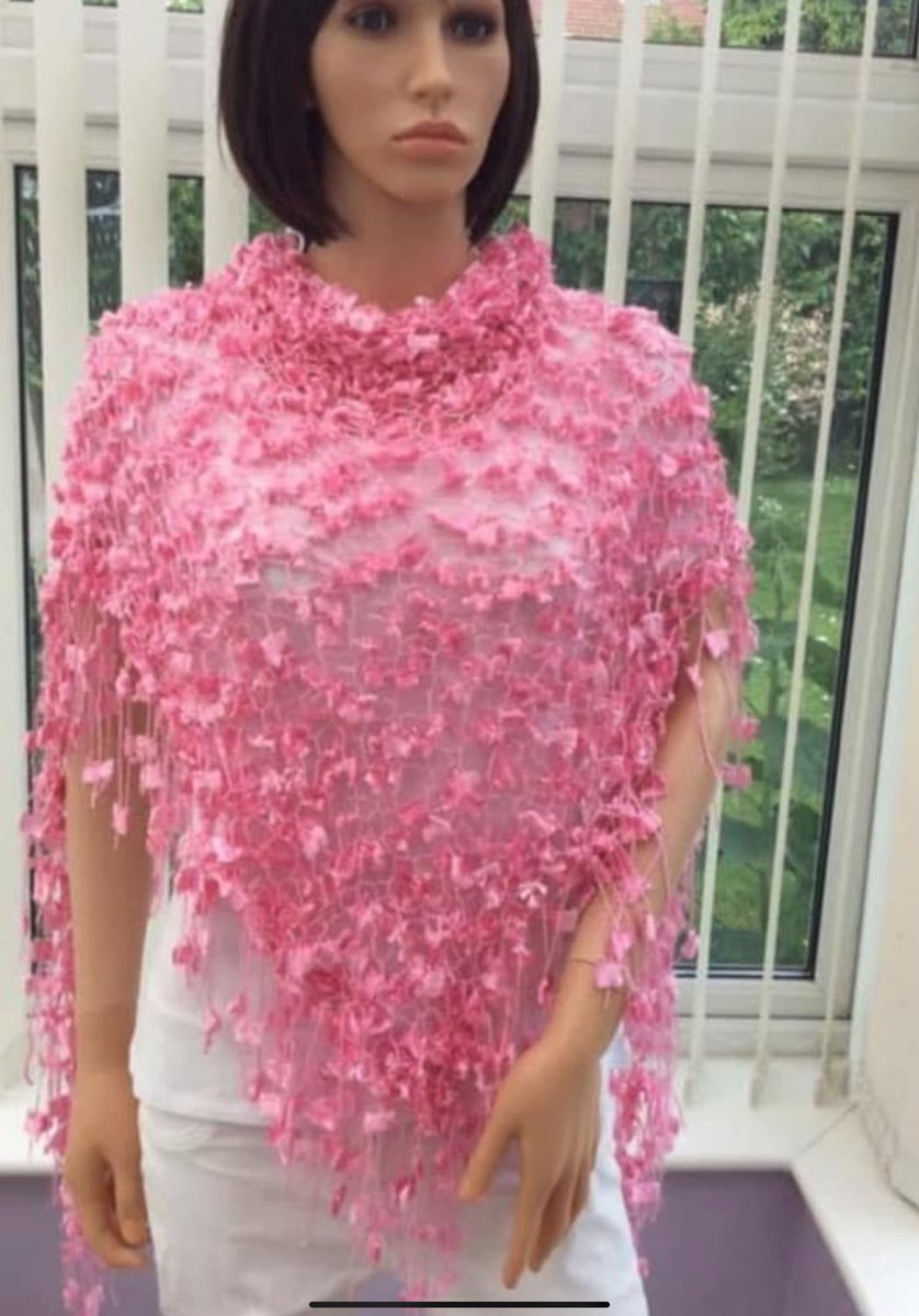 Kelebekstyles1's tweet photo. One of my best sellers this week, is this glorious pink shawl, that’s so versatile &amp; easy to wear. Ideal for weddings, special events, etc. Available now....https://t.co/u1ymW4eAgd #wedding #Welshcrafthour #Craftbizparty #UKseller #cruise #pinkwrap #handmadehour https://t.co/EOrepCW14y