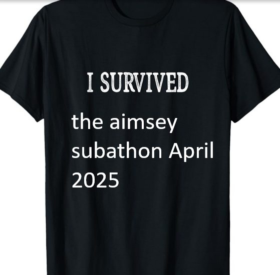 Grab your aimsey subathon tshirts here!