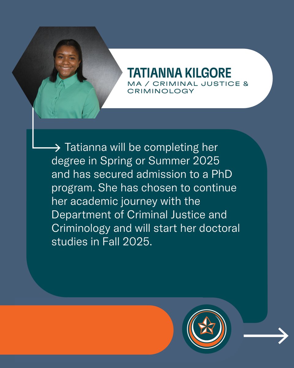 SHSU The Graduate & Professional School (@tgps_shsu) on Twitter photo Graduate Student Appreciation Week is here! From March 31–April 3, we're celebrating our amazing graduate students, and today, we’re shining the spotlight on students from <a href="/SHSUCJ/">SHSU Criminal Justice</a> Department of Criminal Justice & Criminology!
#shsugradschool #tgps
#GSAW Graduate Student Appreciation Week is here! From March 31–April 3, we're celebrating our amazing graduate students, and today, we’re shining the spotlight on students from <a href="/SHSUCJ/">SHSU Criminal Justice</a> Department of Criminal Justice & Criminology!
#shsugradschool #tgps
#GSAW