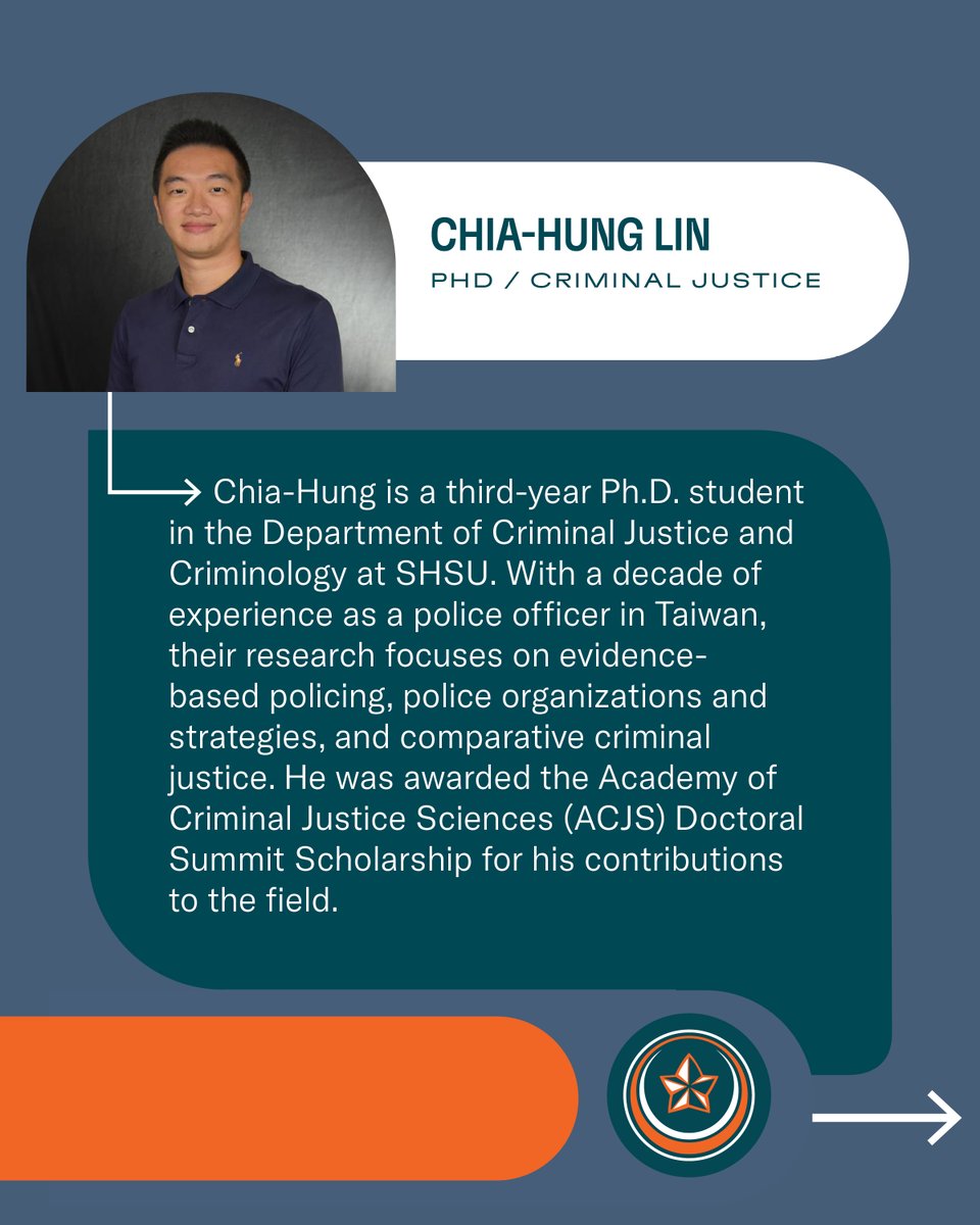 SHSU The Graduate & Professional School (@tgps_shsu) on Twitter photo 2/2 Graduate Student Appreciation Week is here! From March 31–April 3, we're celebrating our amazing graduate students, and today, we’re shining the spotlight on students from <a href="/SHSUCJ/">SHSU Criminal Justice</a> Department of Criminal Justice! #shsugradschool #tgps #GSAW 2/2 Graduate Student Appreciation Week is here! From March 31–April 3, we're celebrating our amazing graduate students, and today, we’re shining the spotlight on students from <a href="/SHSUCJ/">SHSU Criminal Justice</a> Department of Criminal Justice! #shsugradschool #tgps #GSAW