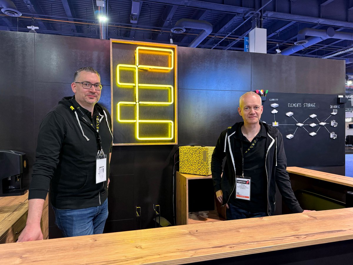 The doors are open at @nabshow 2025, and we're ready to go! If you're visiting the show today, come by Booth SL5916 and say hello. 

Find out more about our 2025 showcase: elements.tv/nab2025

#elementsstorage #nabshow #nabshow25 #digitalmedia #broadcastinnovation #lasvegas
