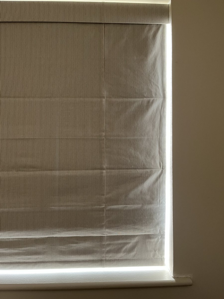 I ordered a made-to-measure blind recently from <a href="/nextofficial/">Next</a> and the more I've lived with it the more I feel the quality just isn't there. The pattern isn't straight to the seam, so the joins are very obvious, and the bottom edge doesn't seem particularly well finished, either.