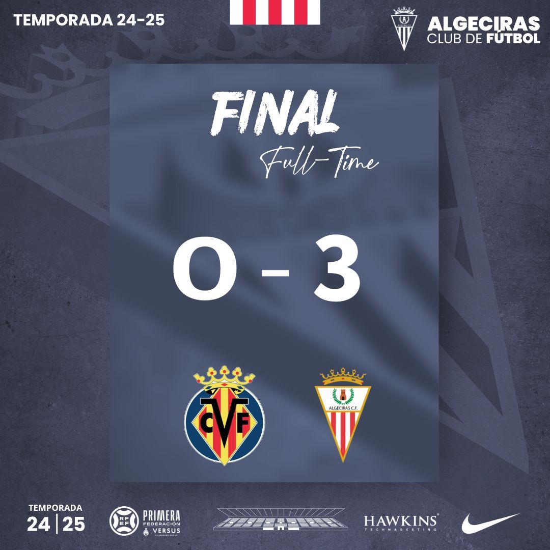 AlgecirasCF's tweet image. 𝗙𝗜𝗡𝗔𝗟 | @CanteraGrogueta 0- @AlgecirasCF 3.

😋 ¡𝗬𝗮 𝘀𝗼𝗻 𝘁𝗿𝗲𝘀 𝗰𝗼𝗻𝘀𝗲𝗰𝘂𝘁𝗶𝘃𝗮𝘀!

🚀 ¡Crecemos, luchamos y volvemos a sonreír con otra victoria más para el zurrón!

❤️ Porque esto es el @AlgecirasCF… ¡¡𝗬 𝗘𝗦𝗧𝗢 𝗡𝗨𝗡𝗖𝗔 𝗩𝗔 𝗔 𝗠𝗢𝗥𝗜𝗥!!