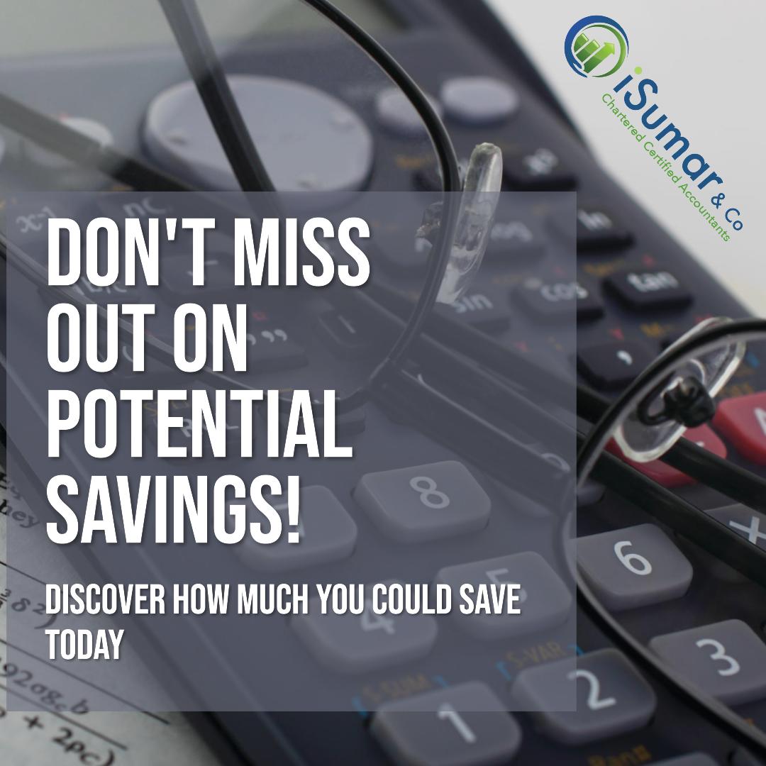 isumarco's tweet image. Want to keep more of your hard-earned money? We find tax-saving opportunities you didn’t know about, from personal deductions to business allowances.

📞 02071831432
📧 info@isumarco.com
💻 isumarco.com

#TaxSavingsUK #SaveMoneyOnTaxes #AccountancySupport