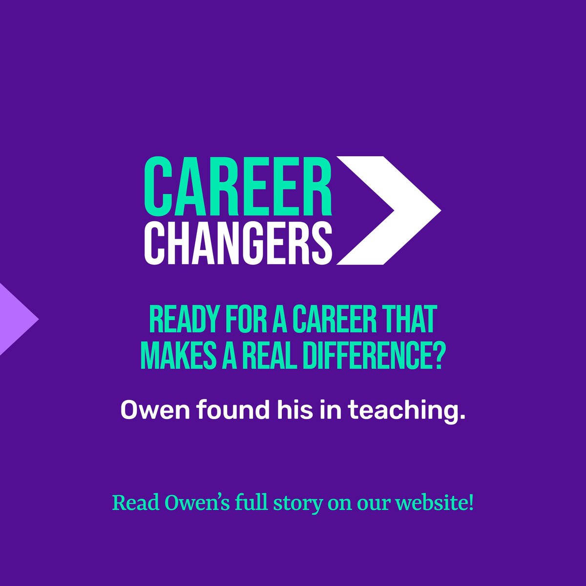 We love hearing the incredible stories behind why our trainees chose to start their teaching journey! 🎓✨

This week, we’re featuring Owen, who made the leap from Corporate Manager to Secondary Maths teacher. 

📖 Read Owen's full story - buff.ly/lWrJkjD 

#CareerChange