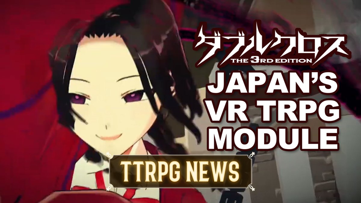 Too many TTRPG channels are focusing on dramas. I have taken it upon myself to report all the fun developments and innovations in the industry. Do you know that Japan have starter to release VR TRPG modules?
#TTRPG #TRPG