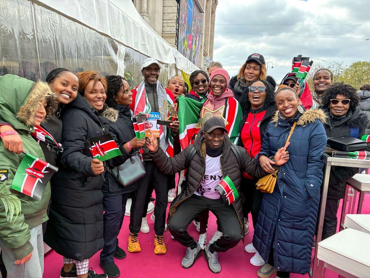 ValerieRugene's tweet image. Joined by our wonderful Embassy team and Kenyans in Austria, it was a great honour to participate at the Vienna City Marathon 2025! 🇰🇪🇦🇹

It was an incredible day celebrating not just athletic excellence, but also unity, resilience, and the enduring spirit of sportsmanship.…
