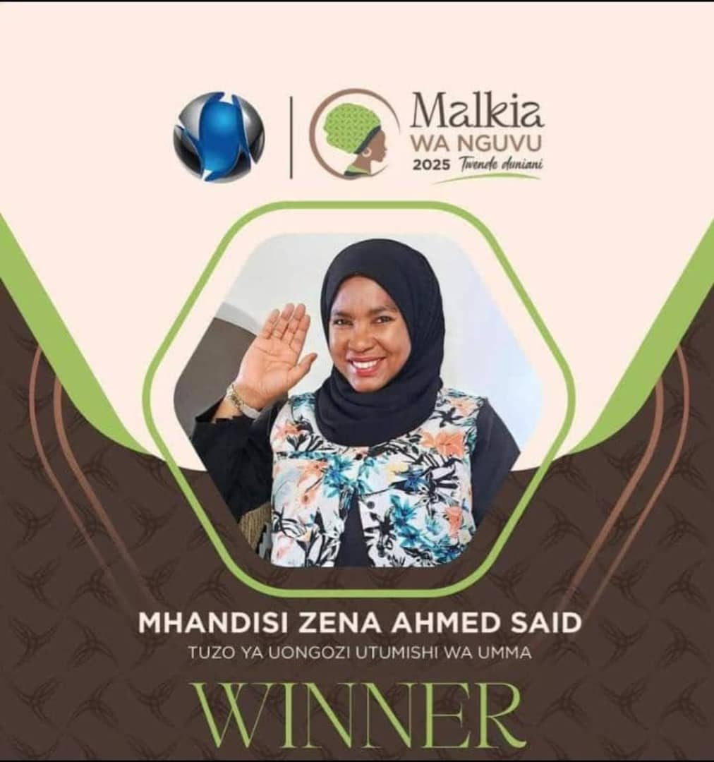 Hongera sana Mhe. Zena Ahmed Said. Tunajivunia nidhamu yako kubwa uliyonayo na uchapakazi wako.