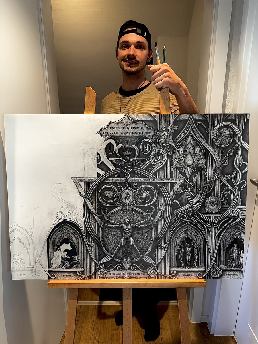 My goal is that your children will decorate their homes with my #Bitcoin art.