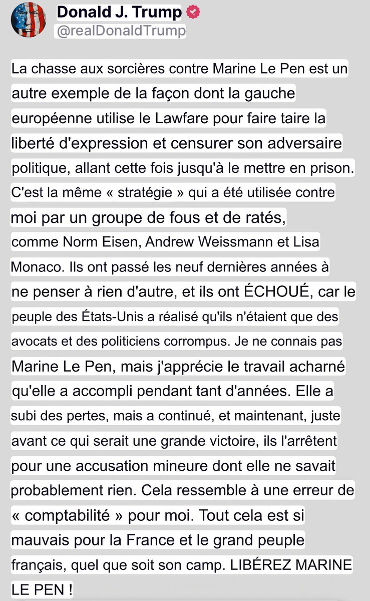 vetopatriote's tweet photo. «ça donne une impression #tyrannique,quand vous avez le Président et VicePrésident 🇺🇸 qui interviennent,c’est une première,ça jette une lumière crue sur la #Macronie!
à travers l’affaire Marine LePen,vous avez toutes les dérives tyranniques et #liberticides du régime!»
#Philippot https://t.co/a9gwylfZGG