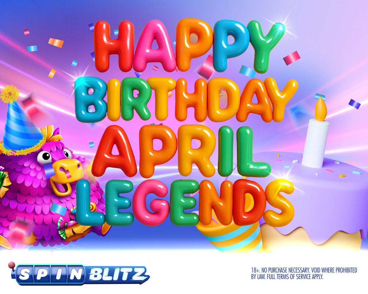 🎉 Happy birthday to all our April legends! 🥳

Celebrate your big day the #SpinBlitz way—with epic slots, thrilling reels, and lightning-fast wins. 🎰

Drop a 🎂 in the comments if you're an April baby!

Play now! LINK IN BIO 📲

#fyp #viral #trending