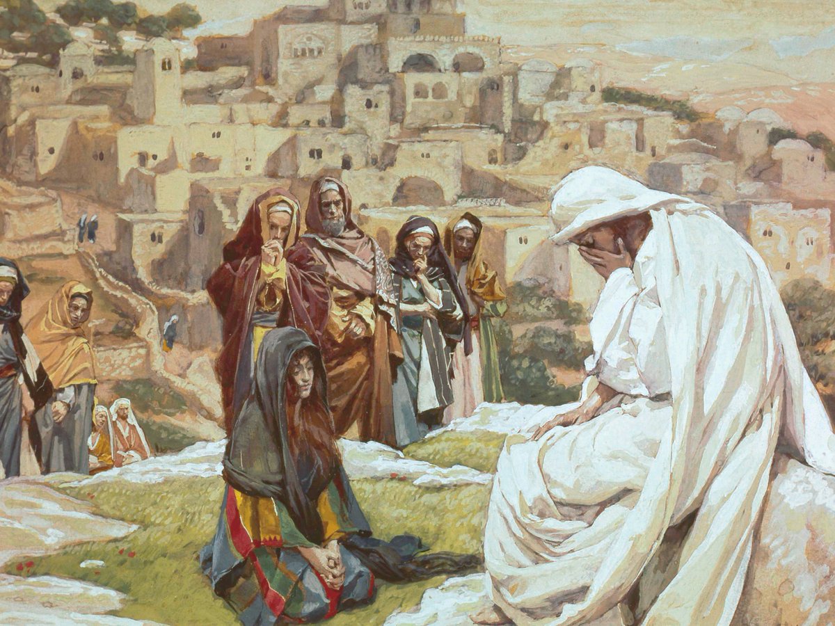GerritWGong's tweet image. Years ago, our early morning gospel class memorized Bible passages. Naturally, I was drawn to short verses. This included John 11:35—the shortest verse in scripture, only two words—“Jesus wept.”
For me, now, that Jesus weeps in sorrow and joy testifies of the miraculous reality:…