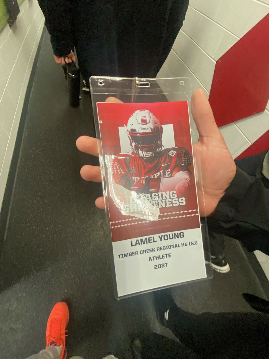 LaMel Young (@young3mel) on Twitter photo Had a great experience at <a href="/Temple_FB/">Temple Football</a> yesterday. Thankful for the invite to spring practice
<a href="/CoachAhmadTUFF/">Khalil Ahmad</a> <a href="/Coach_AndrewP/">Andrew Pierce</a> <a href="/CoachB_Wright79/">Timber Creek Football</a> Had a great experience at <a href="/Temple_FB/">Temple Football</a> yesterday. Thankful for the invite to spring practice
<a href="/CoachAhmadTUFF/">Khalil Ahmad</a> <a href="/Coach_AndrewP/">Andrew Pierce</a> <a href="/CoachB_Wright79/">Timber Creek Football</a>
