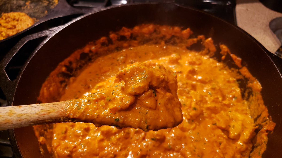 Made some chicken tikki masala for lunch this week for me and Cake! House smells amazing and tastes just as good!