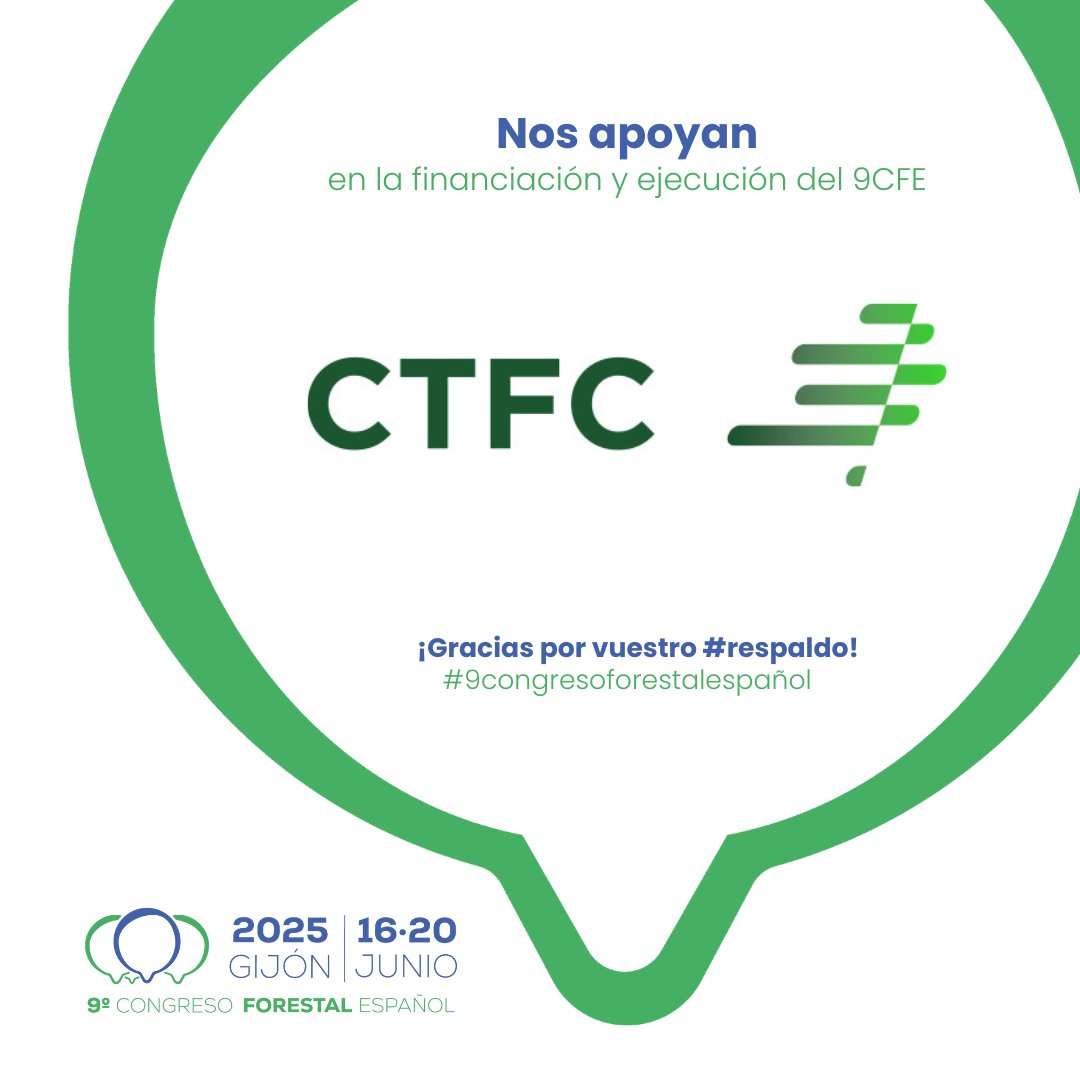 congresoforesta's tweet image. 🤝🏽 #Alianzas9CFE
Más apoyos al #9CFE, que hacen que este congreso sea posible. En la modalidad de patrocino &apos;Castañal&apos;, contamos con entidades que ya son incondicionales de este encuentro: @PEFCSpain, @FCesefor, #SmartGlobalEcosystems, de @YoungForesters, y @ctforestal.
¡Gracias!