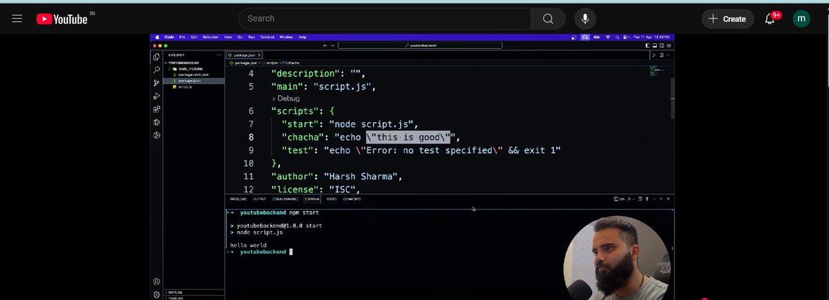 anmolbajpai164's tweet image. Day 3 of diving into backend development — explored NPM basics & some cool advanced features today! Loving the process and learning a lot with
@harshbhaiyaa at @sheryians_ 🚀🧠 #BackendLearning #NodeJS #100DaysOfCode