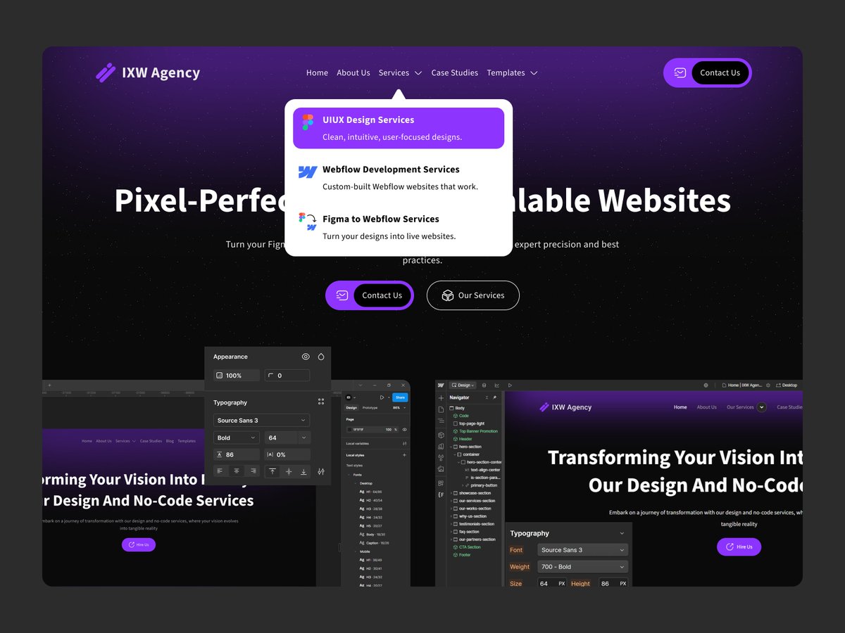 amiruiux's tweet image. Light or Dark? @ixwagency 

#darkui #webdesign #website #uiuxdesign
