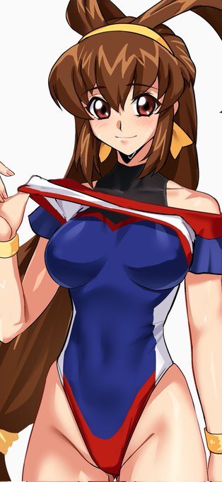 私がどうして競泳水着みたいな服が好きなのかルートを調べてみたが··· この作品が私の始まりかもしれませんね。 🤔 