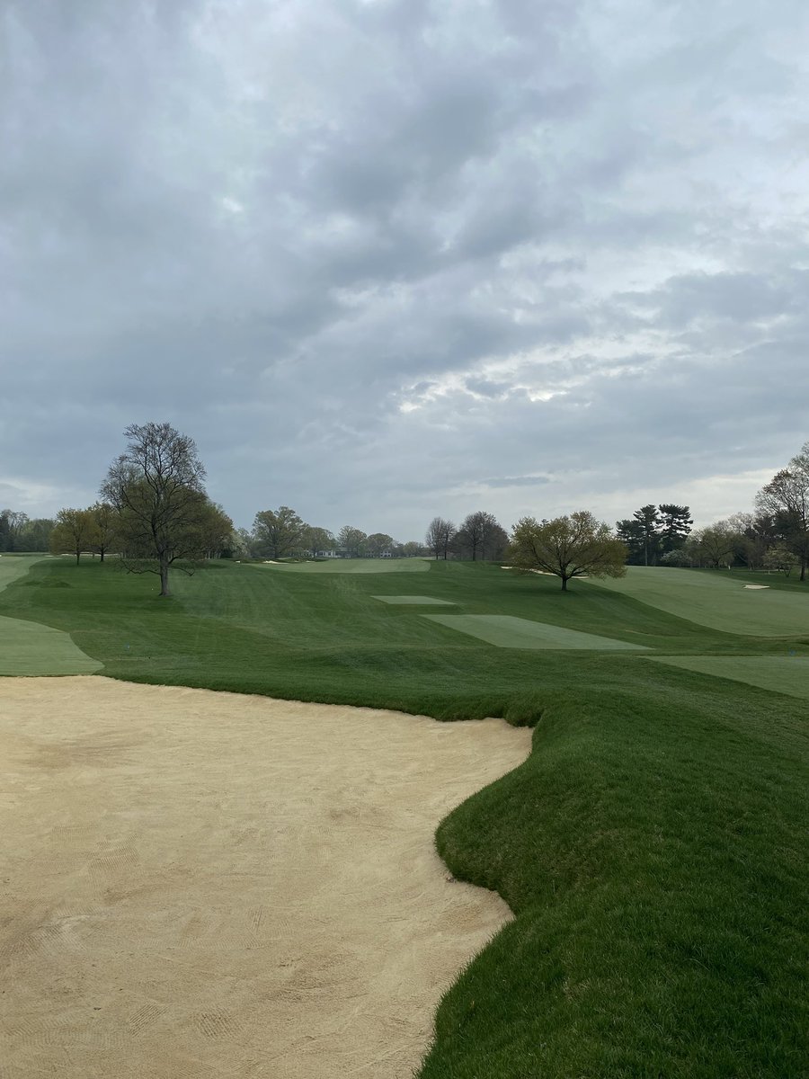 HoltGeorge7's tweet photo. With the bulk of the construction coming to an end, it’s time to start growing in this incredibly designed golf course 🔥 https://t.co/j1VrfWzSSe