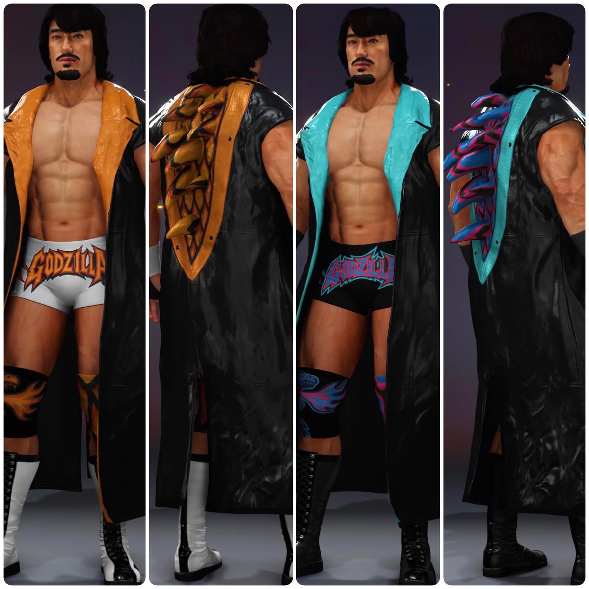 AlphaMind_AM's tweet photo. “Godzilla” Noah Yamamoto is now available on community creations with tag EST93
•
•
#WWE2k25 #CAW #EST93 #WrestleMania #StandAndDeliver #originalcharacter #Original #SmackDown #WWENXT #WWERaw https://t.co/8ehESwTr8K