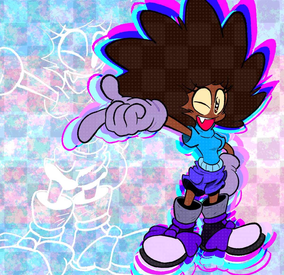 #digitalart #oc

Something I made last June. God my eyes hurt