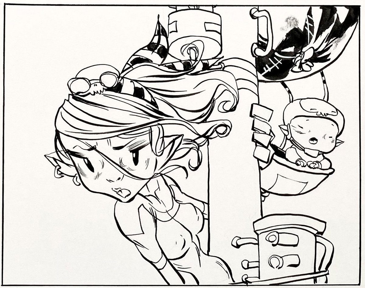 Jack_Stewart's tweet image. I spy with my little eye something starting with the letter "D."

#RubyRadio

Beautiful #inks by the fantastic @AdamArcherArt!