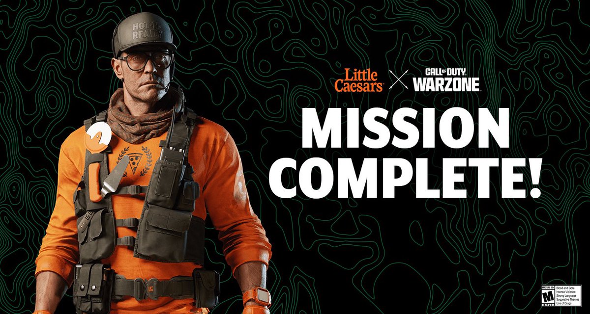 5 people that LIKE this tweet will be sent a code for the brand new Little Caesars Call of Duty skin! 🍕