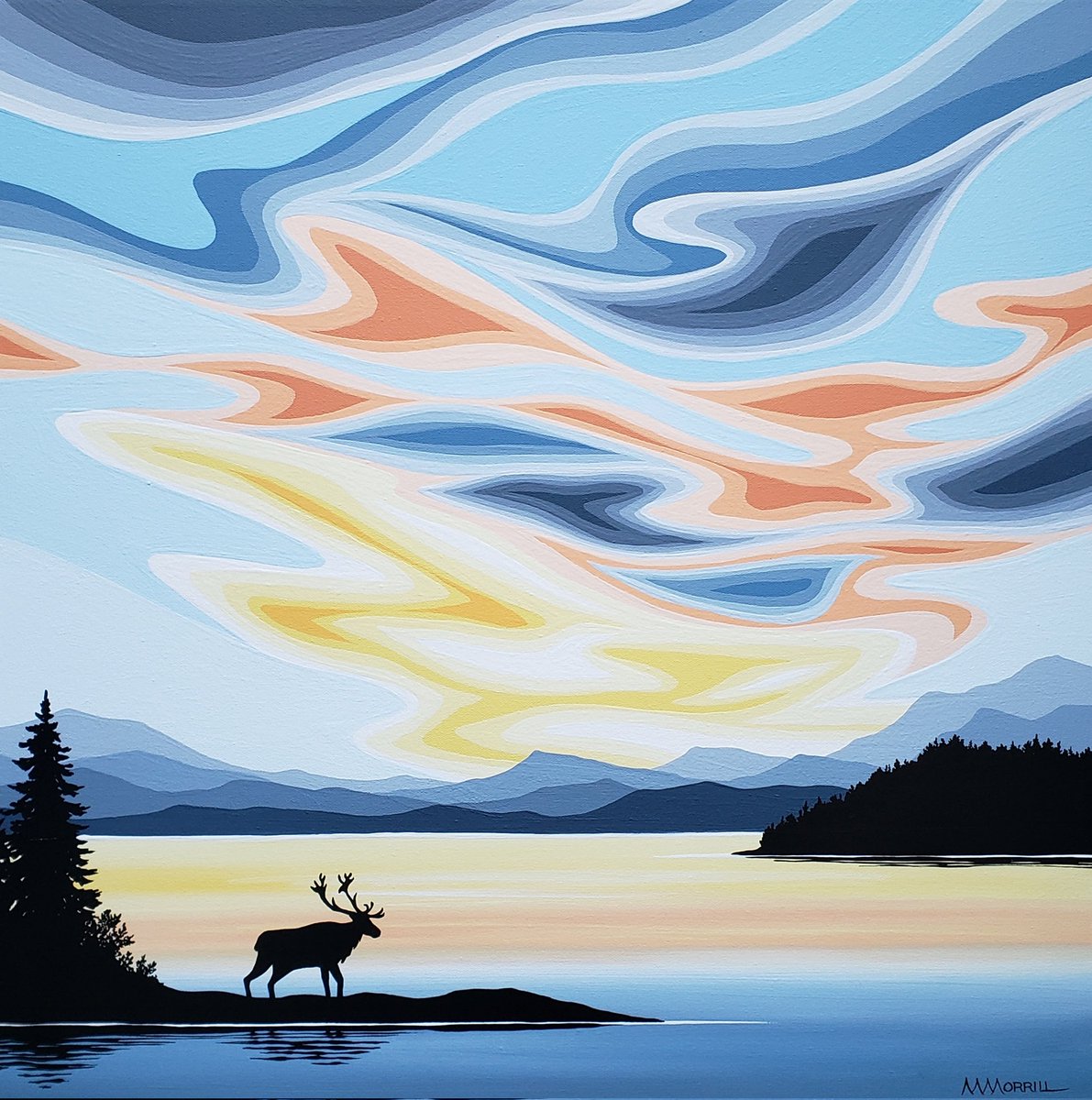 Northern Echo
24x24 acrylic on canvas